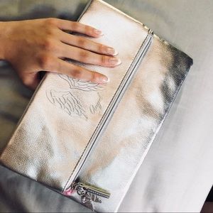{Victoria’s Secret} vegan leather fold over clutch
